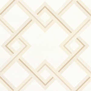 Schumacher - Mah Jong - Light Ivory - 5014930 - Wallpaper