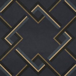 Schumacher - Mah Jong - River Blue - 5014931 - Wallpaper