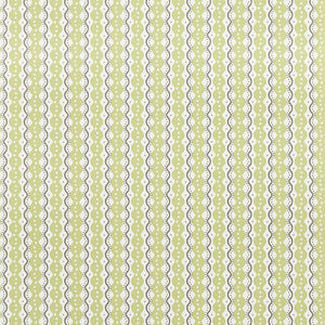 Schumacher - Centipede Stripe - Pea - 5015072 - Wallpaper