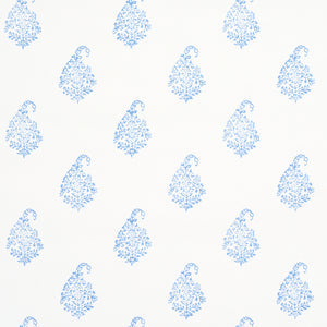 Schumacher - Kerala Paisley II - Blue - 5015211 - Wallpaper