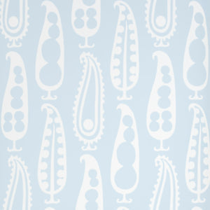 Schumacher - Paisley Peas - Sky - 5015380 - Wallpaper