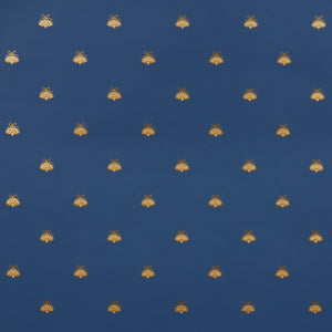 Schumacher - Hubert's Bees - Midnight & Gold - 5015531 - Wallpaper