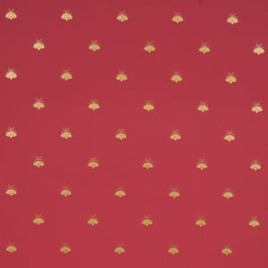 Schumacher - Hubert's Bees - Rouge & Gold - 5015532 - Wallpaper
