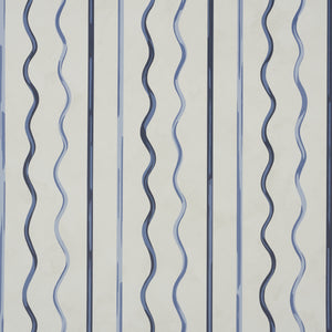 Schumacher - Affogato - Cornflower & Deep Navy - 5015572 - Wallpaper