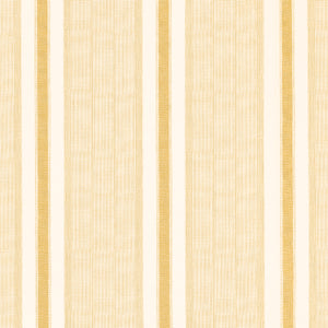 Schumacher - Ipala Stripe Vinyl - Ochre - 5015804 - Wallpaper
