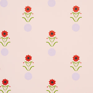 Schumacher - Forget Me Dots - Pink - 5015881 - Wallpaper
