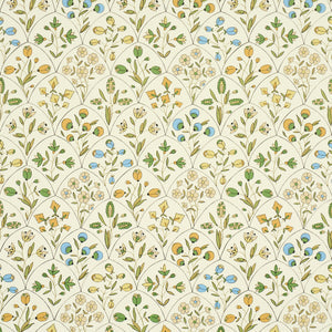 Schumacher - Frances Scallop Floral - Document - 5015961 - Wallpaper