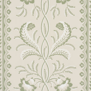 Schumacher - Bell Flowers - Green - 5016491 - Wallpaper