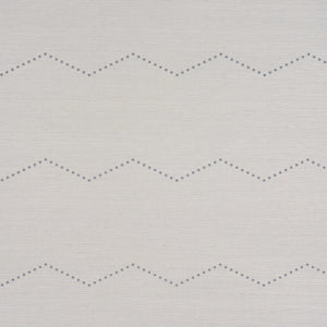 Schumacher - Rivet Stripe Sisal - Dove - 5016711 - Wallpaper