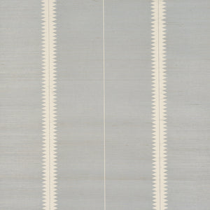 Schumacher - Bristle Stripe Sisal - Mineral - 5016740 - Wallpaper