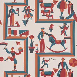 Schumacher - Vally Circus - Multi - 5016790 - Wallpaper