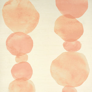 Schumacher - Hyperion Sisal - Peach - 5016911 - Wallpaper