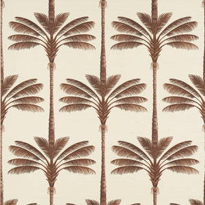Schumacher - A Palm Is A Palm Sisal - Chocolate Meets Tobacco - 5016960 - Wallpaper