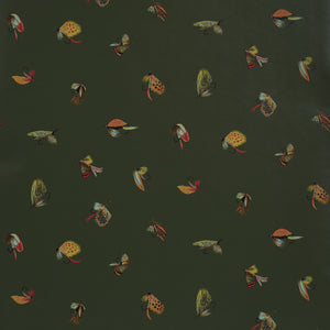 Schumacher - Fly Fishing - Forest Green - 5016991 - Wallpaper