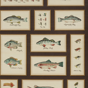 Schumacher - Jamie's Trophies Sisal - Charcoal - 5017003 - Wallpaper