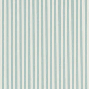 Schumacher - Emma Stripe Narrow - Aqua - 5017194 - Wallpaper