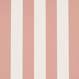 Schumacher - Emma Stripe - Coral - 5017220 - Wallpaper
