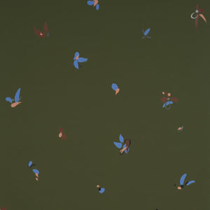 Schumacher - La Belle - Olive - 5017511 - Wallpaper