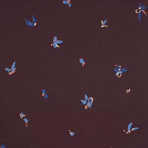 Schumacher - La Belle - Warm Purple - 5017512 - Wallpaper