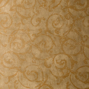Schumacher - Bernini Scroll - Brushwood - 528170 - Wallpaper