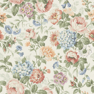Schumacher - Hortensia - Multi - 5728 - Wallpaper