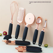 Kitchen Household Peeler Gadget Copper Plating Set glodeco
