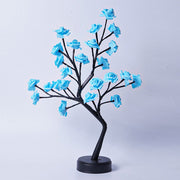 Rose Flower Tree Table Lamp – USB Fairy Night Light Decoration. glodeco