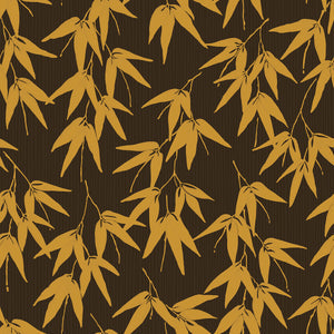 Schumacher - Bamboo Garden - Brown And Gold - 6469 - Wallpaper