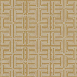 Schumacher - Geo Tribe - Gold - 6481 - Wallpaper