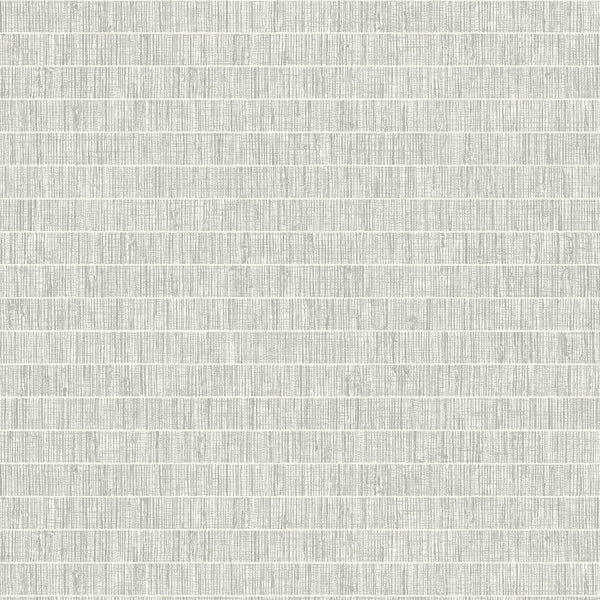 Seabrook Blue Grass Band Lunar Gray Wallpaper
