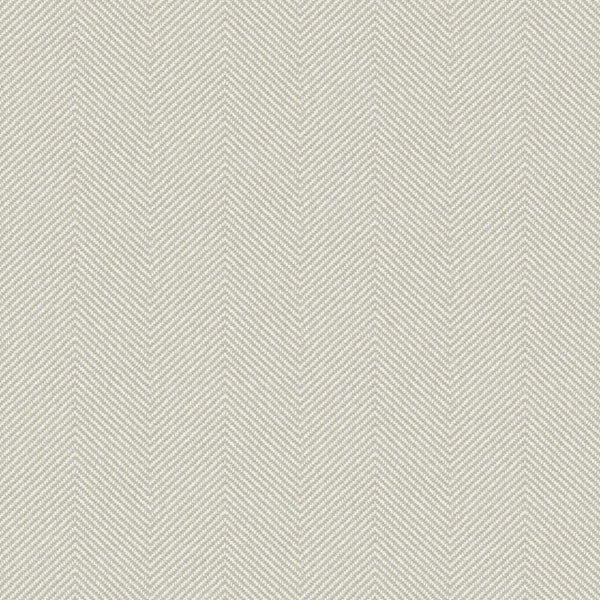 Seabrook Caf Chevron Oyster Wallpaper