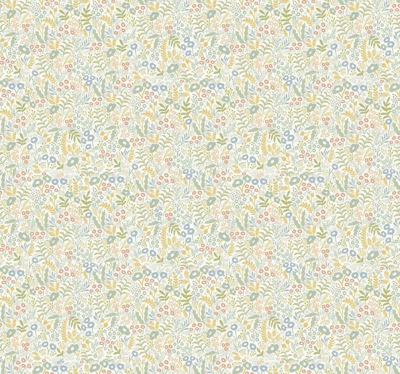 Rifle Paper Co. Tapestry Light Mustard Wallpaper