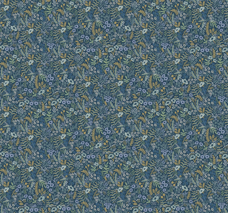 Rifle Paper Co. Tapestry Indigo Wallpaper