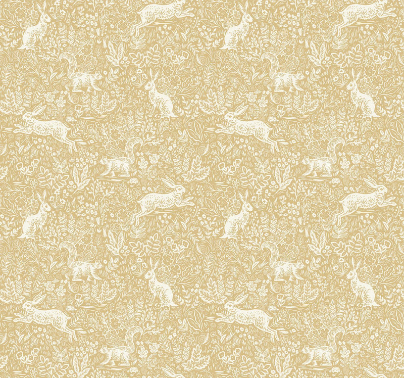 Rifle Paper Co. Fable Gold Wallpaper