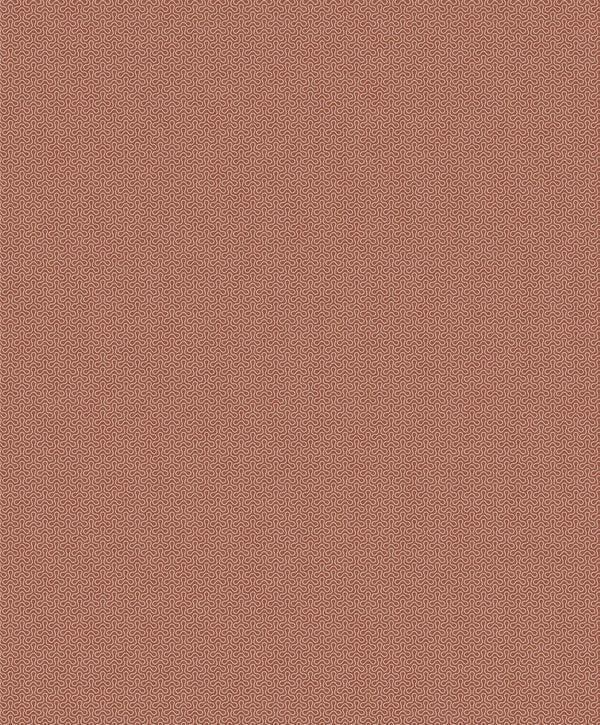 Seabrook Spiro Geometric Terra Cotta Wallpaper