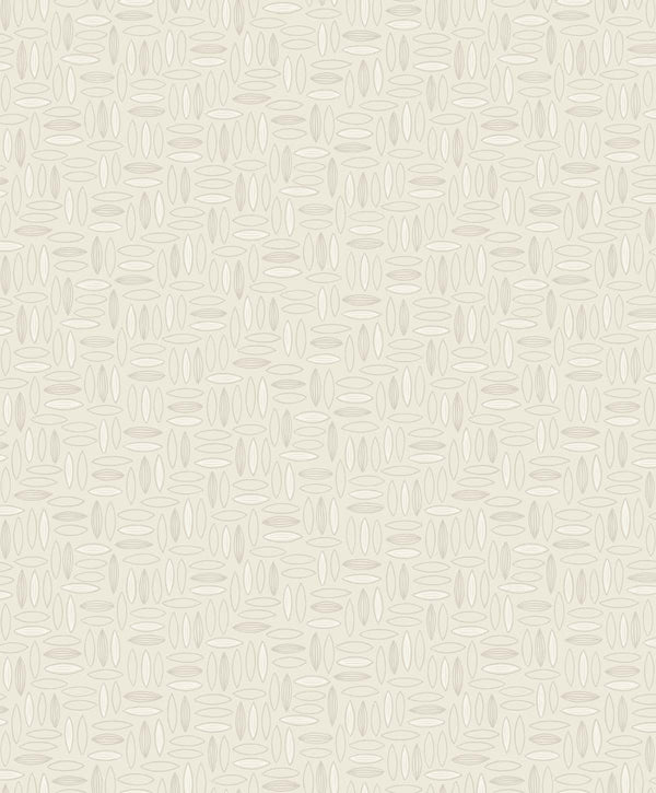 Seabrook Pip Geo Almond Milk Wallpaper