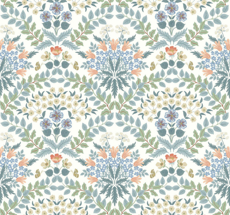 Rifle Paper Co. Bramble White Wallpaper