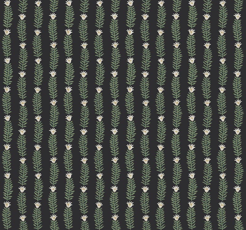 Rifle Paper Co. Eden Black Wallpaper