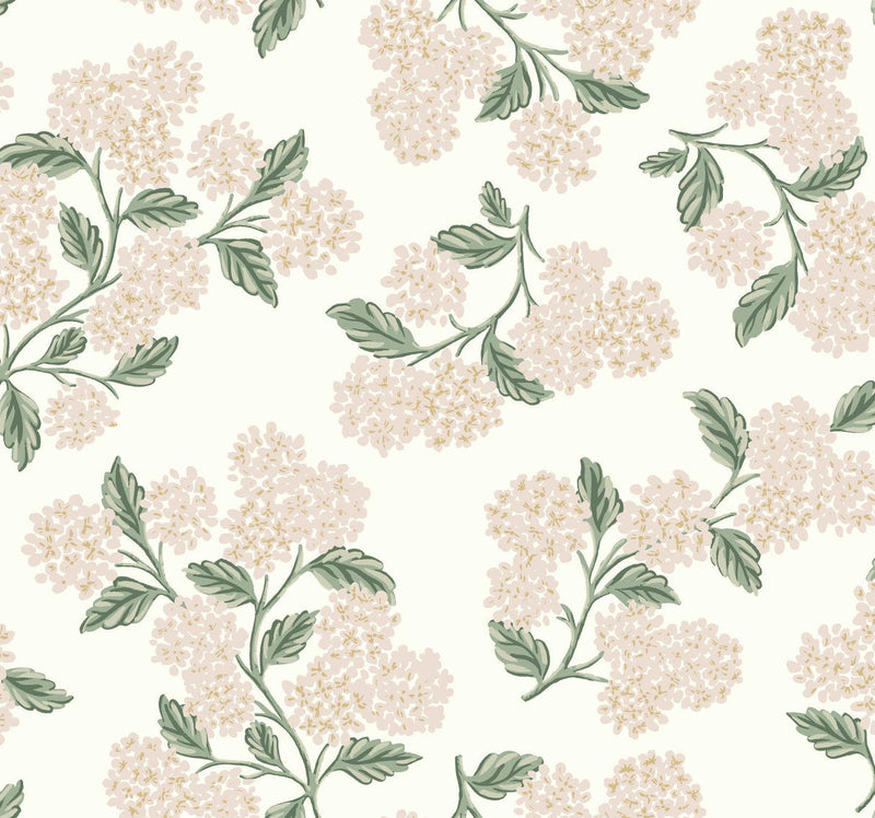 Rifle Paper Co. Hydrangea Beige Wallpaper