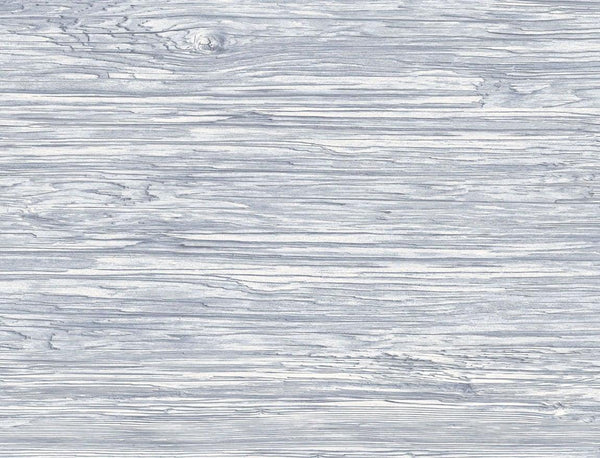 Seabrook Washed Shiplap Embossed Vinyl Blue Mist Wallpaper