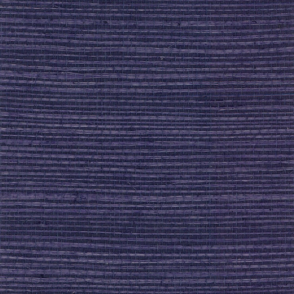 Seabrook Sisal Grasscloth Indigo Wallpaper