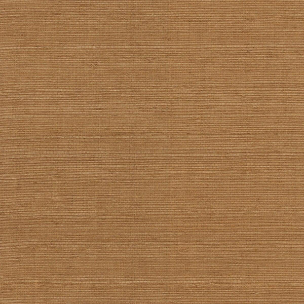 Seabrook Sisal Grasscloth Golden Walnut Wallpaper