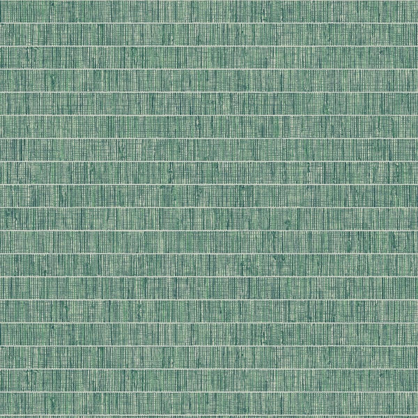 Seabrook Blue Grass Band Banana Leaf Wallpaper