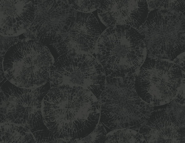 Seabrook Eren Rich Onyx Wallpaper