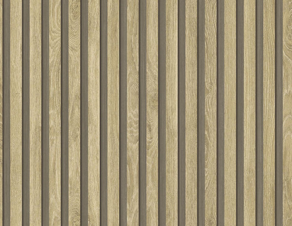 Seabrook Jun Ash Brown Wallpaper