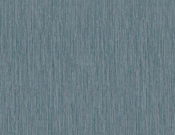 Seabrook Vertical Stria Bluestone Wallpaper