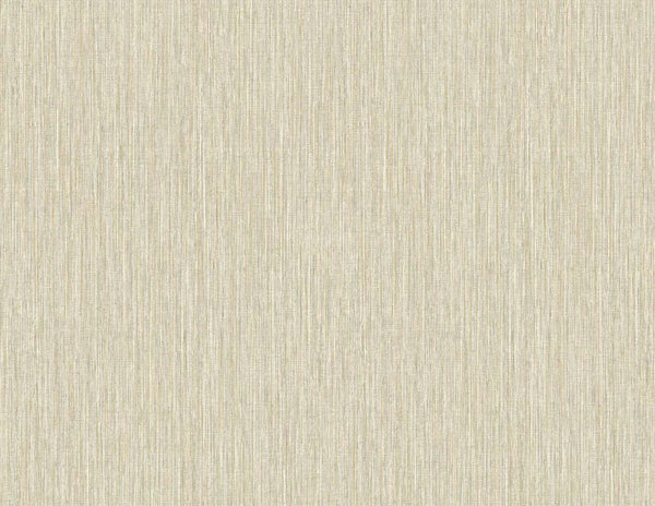 Seabrook Vertical Stria Desert & Metallic Gold Wallpaper