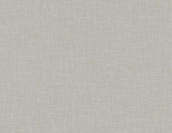 Seabrook Myrna Linen Stone Grey Wallpaper