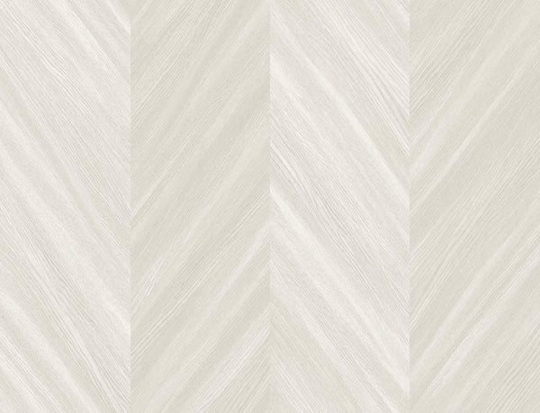Seabrook Chevron Wood Crest Wallpaper