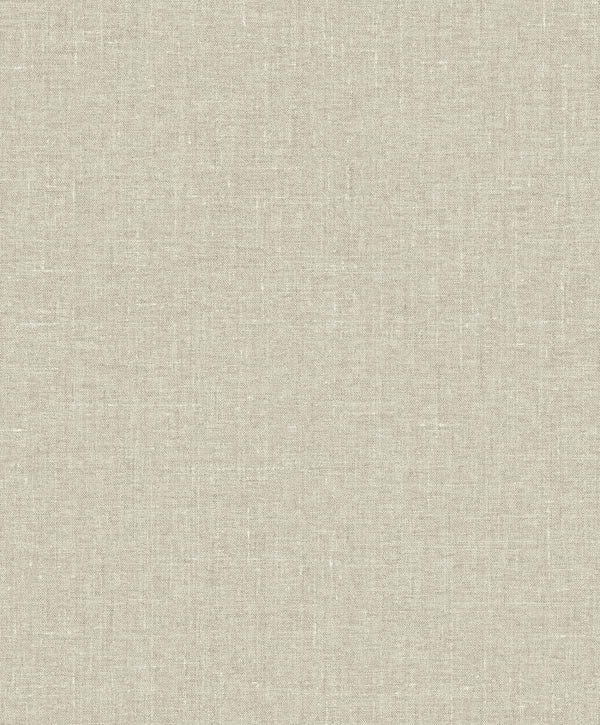 Seabrook Abington Faux Linen Ocean Sand Wallpaper